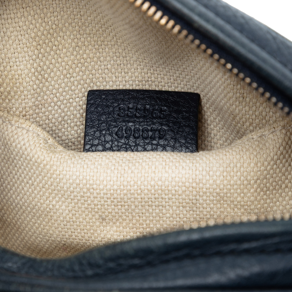 Pre-Loved Gucci Mini Pebbled Calfskin Soho Chain Crossbody - Picture 6 of 7